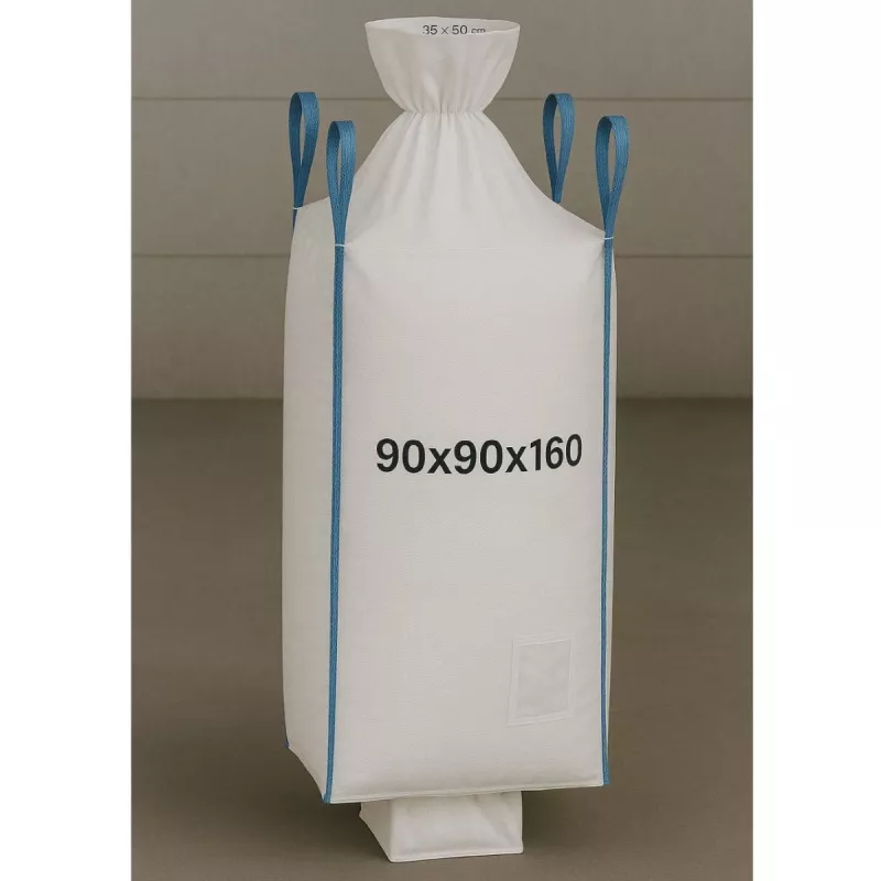 EXTRALINK Big Bag U+2 90x90x160cm 1000kg con Boca de Descarga