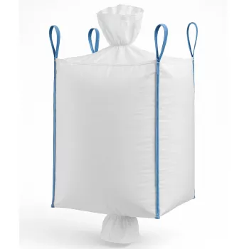 EXTRALINK Big Bag U+2 90x90x160cm 1000kg con Boca de Descarga