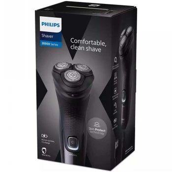 Philips Serie 3000X X3051/00 Afeitadora recargable Azul real oscuro