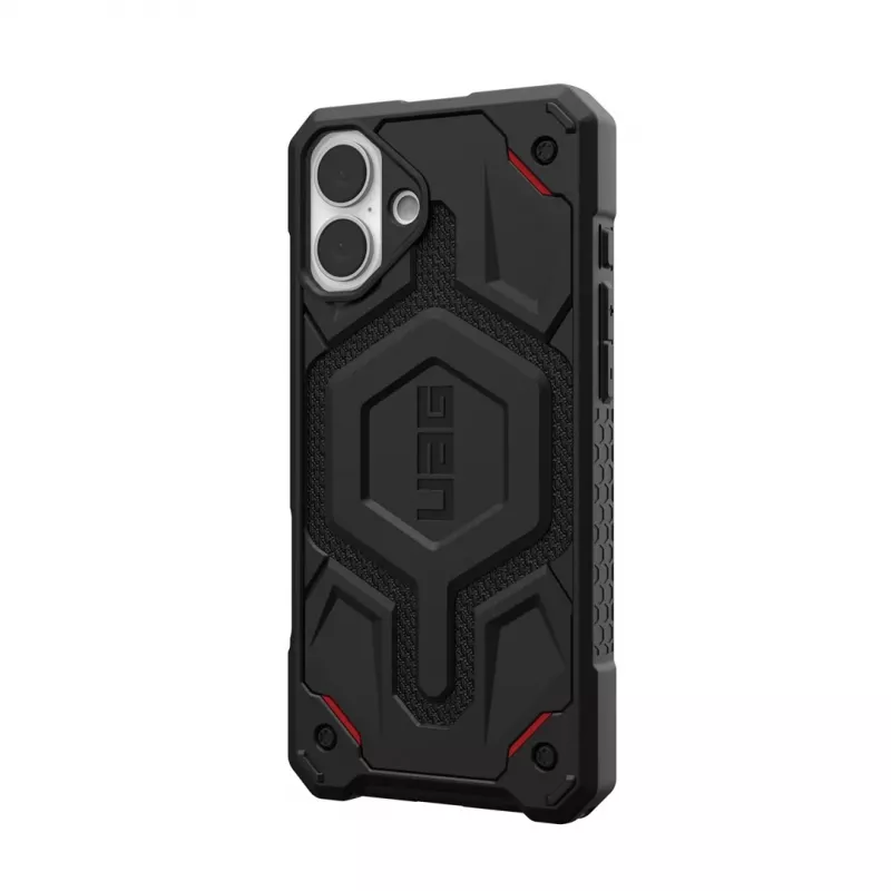 UAG Monarch Pro Kevlar Funda para móvil para Apple iPhone 16 Plus, 6,7 pulgadas, Negro