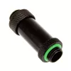 Bitspower Aqua-Pipe II (41-69mm) para depósito de compensación - Rosca G1/4, Negro mate