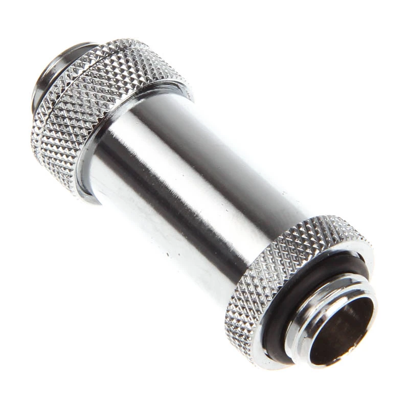 Bitspower Aqua-Pipe II (41-69mm) para depósito de compensación - Rosca G1/4, Plata brillante