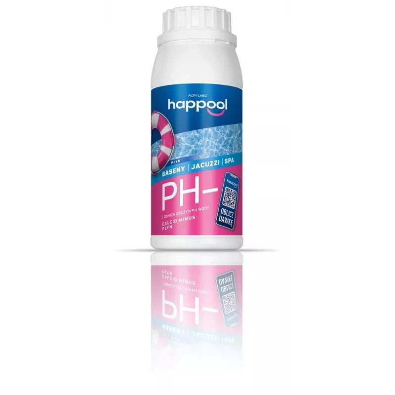 Acrylmed CALCID MINUS Líquido para reducir el pH del agua de la piscina, 0,5 litros