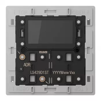 JUNG LS 429 D 1ST Módulo controlador de sala KNX F40 Secure Serie Blanco alpino