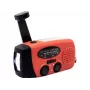 Denver SCR-2005 Radio solar de emergencia con AM/FM, luz LED, SOS y batería externa