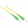 GoodConnections Good Connections Cable de parcheo de fibra óptica OS2 Monomodo Simplex LC/SC 9/125µm 30m Amarillo