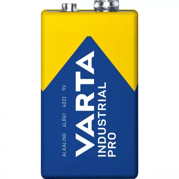 VARTA 6LR61/6LP3146/9V Bloque (4022) Pila Industrial Pro, pack de 20, caja con bandeja de film