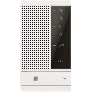 TechniSat TCS Estación interior de audio ISWM7000-0140 (Blanco polar, montaje en superficie, manos libres, 4 teclas)