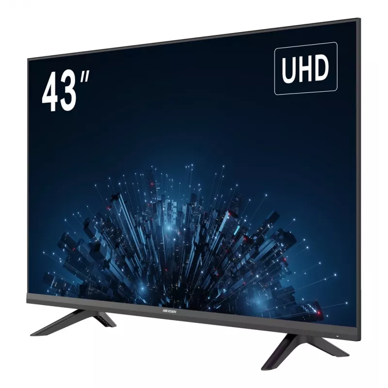 Hikvision DS-D5043U3-1V0S pantalla LED 4K UHD de 43 pulgadas, 3840x2160, VA, 60Hz, HDMI, DP, VGA, altavoces integrados