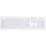 Active Key AK-C8100F Teclado USB con cable de tamaño completo QWERTZ distribución suiza Blanco