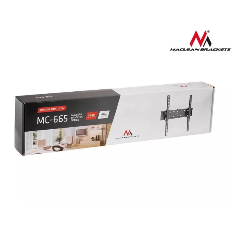 MACLEAN MC-665 Soporte de pared fijo para TV de 32-55