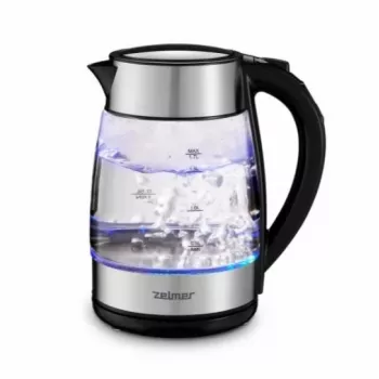 Zelmer ZCK8026 Hervidor de agua 1,7 L 2200 W Negro, Transparente