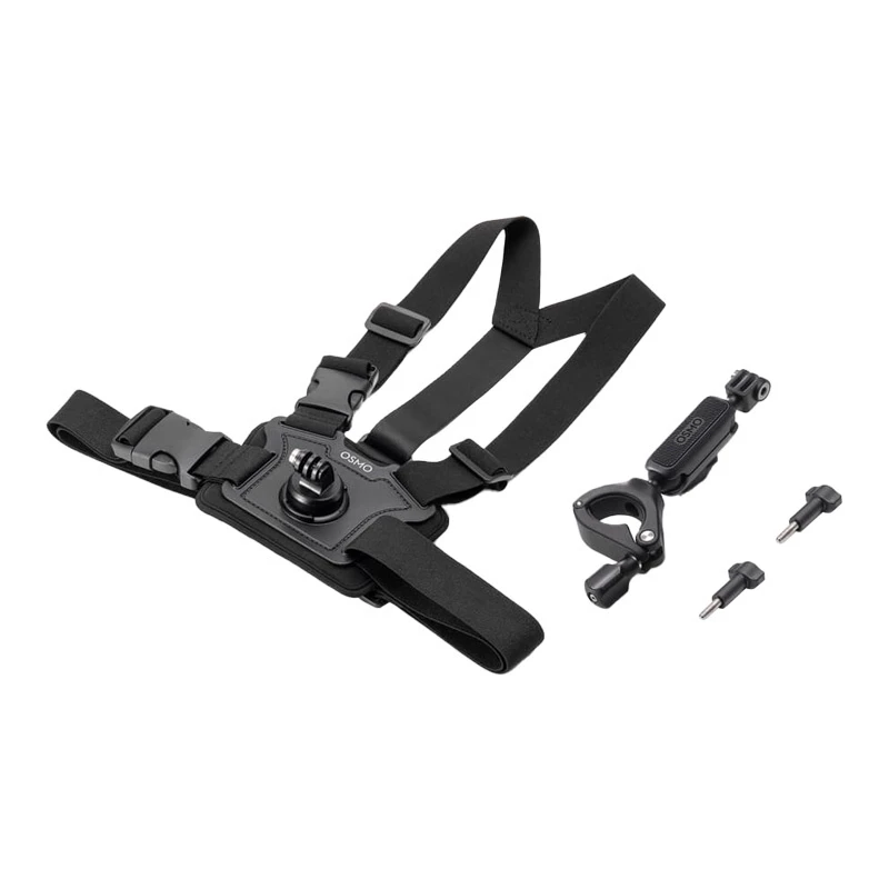 DJI Osmo Action Bike Accessory Kit - Soporte para manillar y pecho para Osmo Action 3, Action 2, Osmo Action