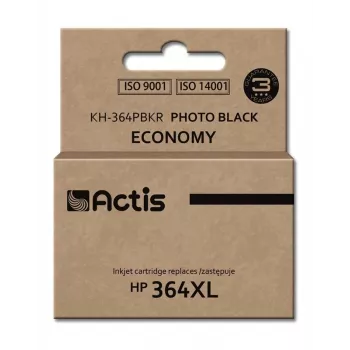 Actis KH-364PBKR Cartucho de tinta (sustituto de HP 364XL CB322EE; Estándar; 12 ml; tinta fotográfica Negra)