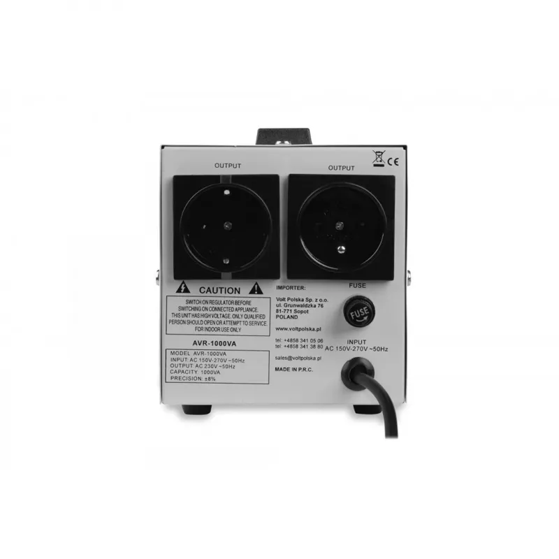 VOLT POLSKA AVR 1000 Estabilizador de tensión 1000VA 700W