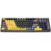 A4Tech Bloody S98 Sports Lime Teclado mecánico, interruptores BLMS Red Plus, 98 teclas compacto, retroiluminación RGB, USB-C extraíble
