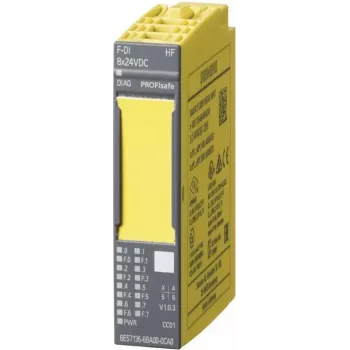 SIEMENS 6ES7136-6BA01-0CA0 SIMATIC DP módulo de entrada digital de seguridad para ET 200SP, 8 entradas, 24 V DC, SIL 3, PL E, HF