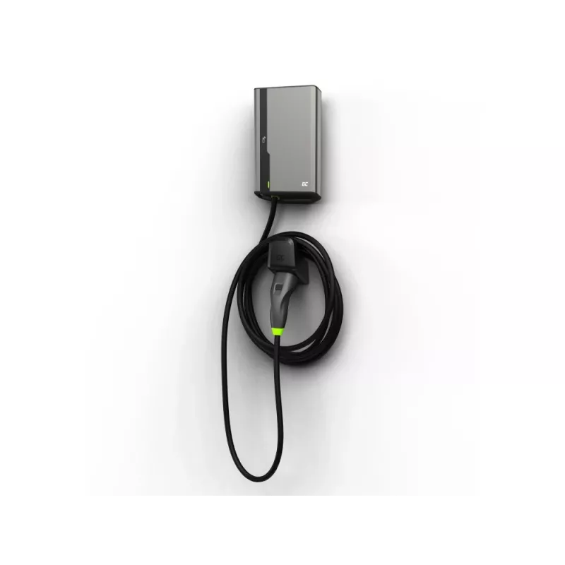 Greencell Habu Holder soporte para cable de carga de VE para conector Type-2 - negro