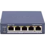 Hikvision DS-3E0505P-E/R repetidor Gigabit PoE 5 puertos 4xPoE Out IEEE 802.3bt