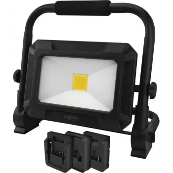 ANSMANN 1600-0713 lámpara de trabajo LED FL50W 18V con baterías y placas adaptadoras