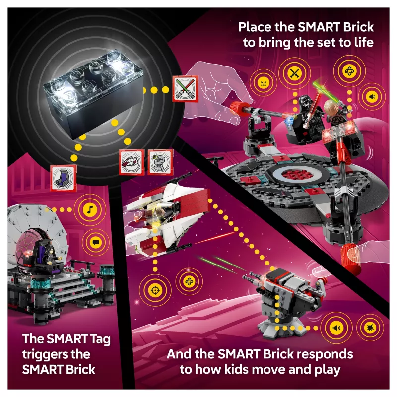 LEGO Star Wars SMART Play: A-Wing y el duelo en la sala del trono (75427)