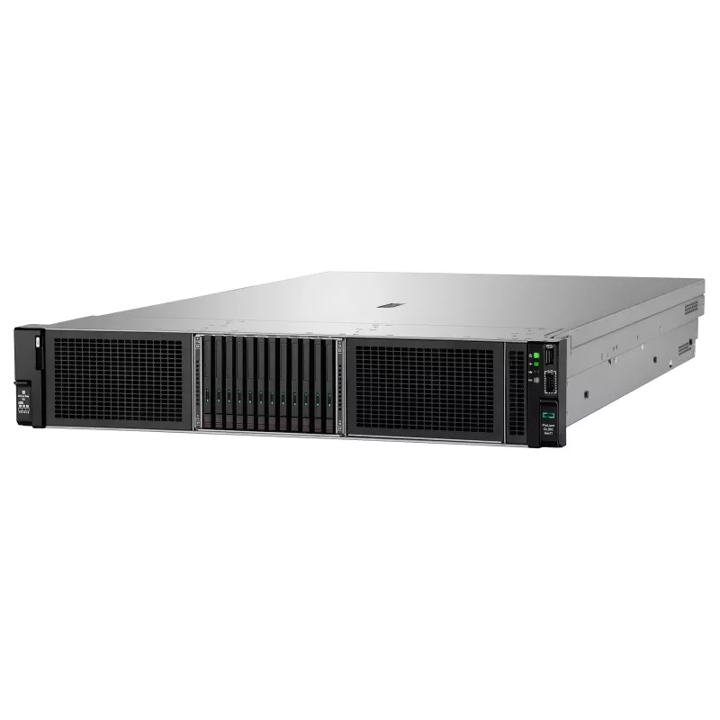 HPE ProLiant DL380 Gen11 servidor rack 2U - Intel Xeon Silver 4510 12 núcleos 2.4GHz - 64GB DDR5 - 2x480GB SSD - MR408i-o - 2x1000W PSU