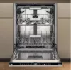 Whirlpool W7IHT40T lavavajillas integrable, 15 cubiertos, 8 programas, 6th Sense, tercera bandeja, apertura automática de la puerta
