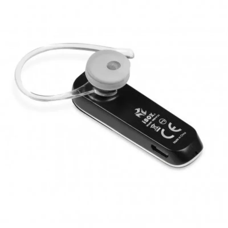 iBox BH4 auricular Bluetooth inalámbrico de gancho negro
