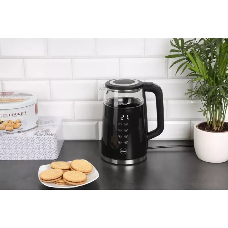 ELDOM C530 NEVO hervidor de agua 1,7 L 2200 W negro, transparente