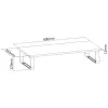 TECHLY ICA-MS 600TY soporte de escritorio para monitor individual - negro, 17 inch-32 inch, VESA 75x75/100x100, capacidad 9 kg
