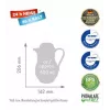 ROTPUNKT 530-01-00-0 botella isotérmica al vacío 0,5 L marfil