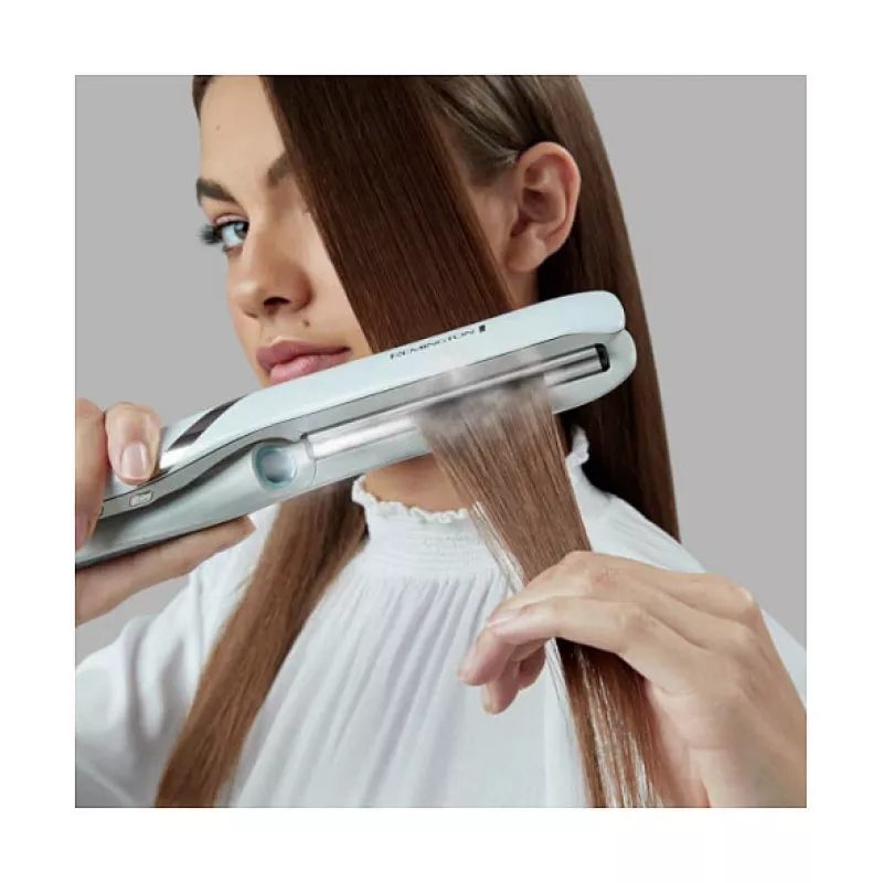 Plancha de pelo Remington Hydraluxe Pro S9001 blanca