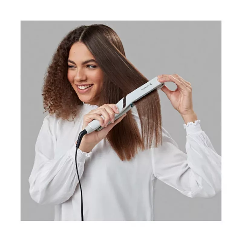 Plancha de pelo Remington Hydraluxe Pro S9001 blanca