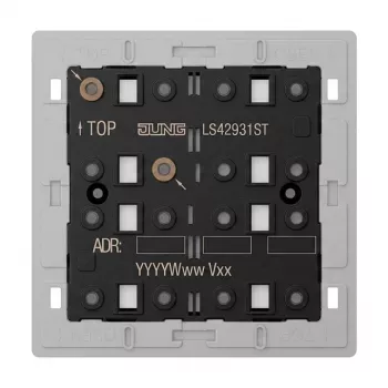 JUNG KNX módulo pulsador LS 4293 1ST, 3 canales, F40, Secure, diseño LS