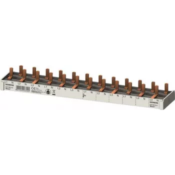 Siemens 5ST3673-0 barra colectora de pines 10mm² 12TE 3 polos SENTRON