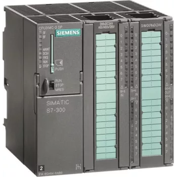 Siemens SIMATIC S7-300 CPU 314C-2 DP CPU compacta, MPI, 24 DI/16 DO, 4 AI/2 AO, 192 KB de memoria de trabajo
