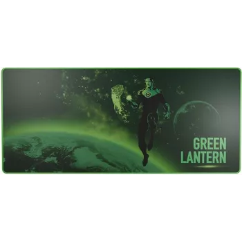 LEXIP X WARNER Green Lantern alfombrilla gaming XXL - tejido micro, bordes cosidos, base de goma antideslizante (WAXLXMP0008)