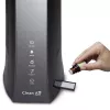 Clean Air Optima CA-603 humidificador ultrasónico con ionizador, 5 l, hasta 45 m², aromaterapia, higróstato, pantalla LCD, mando a distancia, negro