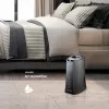 Clean Air Optima CA-603 humidificador ultrasónico con ionizador, 5 l, hasta 45 m², aromaterapia, higróstato, pantalla LCD, mando a distancia, negro
