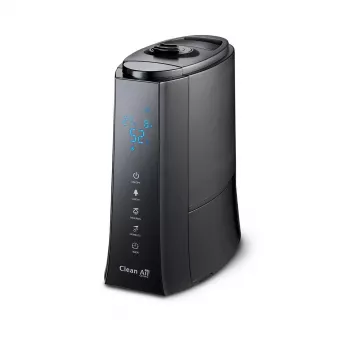 Clean Air Optima CA-603 Humidificador ultrasónico con ionizador, 5,5 l, niebla fría y caliente, hasta 60 m², panel táctil digital, mando a distancia, app Wi-Fi