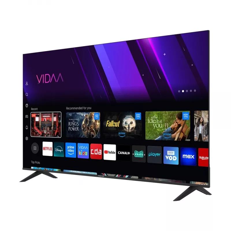 Kruger & Matz KM0255UHD-V3 Smart TV 4K UHD de 139 cm (55"), Wi-Fi, DVB-T2/S2, H.265 HEVC, negro