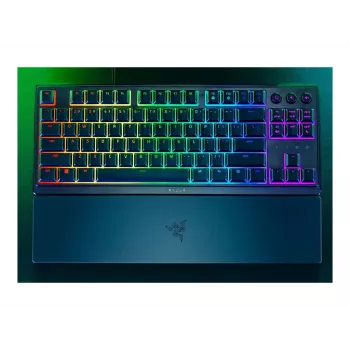 Razer Ornata V3 Tenkeyless Teclado gaming mecánico con cable RGB LED negro NORD Layout