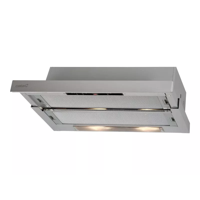 CATA TF 5260 X Campana extractora telescópica 60 cm 325 m³/h control deslizante LED acero inoxidable clase energética D
