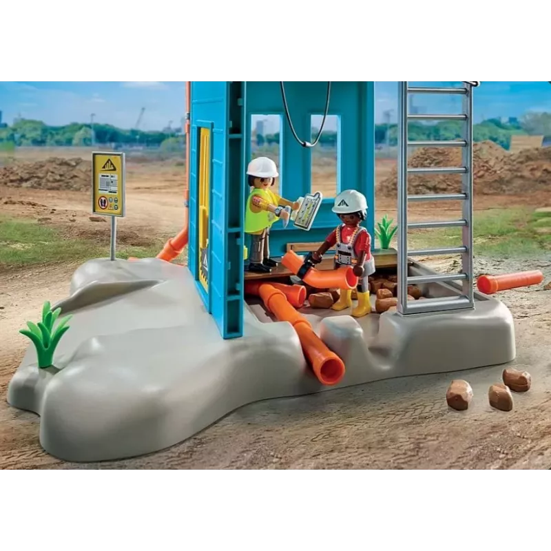 Playmobil Action Heroes 71650 Set de juego de obra