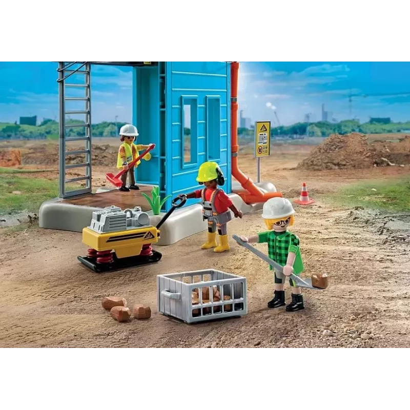 Playmobil Action Heroes 71650 Set de juego de obra