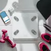 Adler AD 8186w báscula de baño electrónica inteligente, blanca