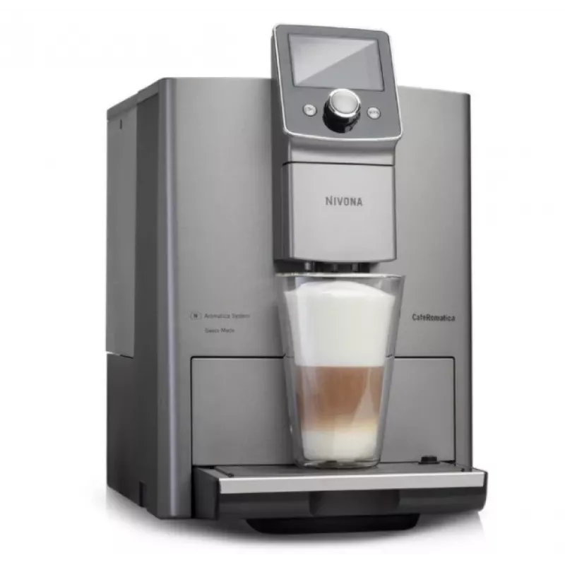 NIVONA Cafe Romatica 8 Series NICR 821 Cafetera superautomática titanio/cromo