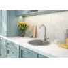 DEANTE Grifo de cocina gris grafito monomando latón caño en U orientable