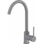 DEANTE Grifo de cocina gris grafito monomando latón caño en U orientable