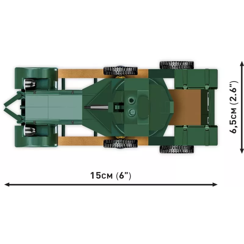 COBI KLOCKI Historical Collection Rolls-Royce Armoured Car 1920 Pattern Mk I Set de bloques de construcción (226 piezas)